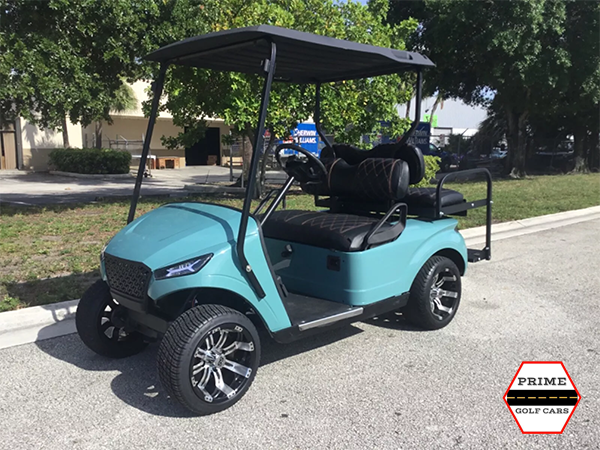 Blue EZGO 4 Passenger Golf Cart